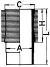 KOLBENSCHMIDT 88684110 Zylinderlaufbuchse für AGCO ALLIS,AGRALE,DEUTZ-FAHR,EL DE