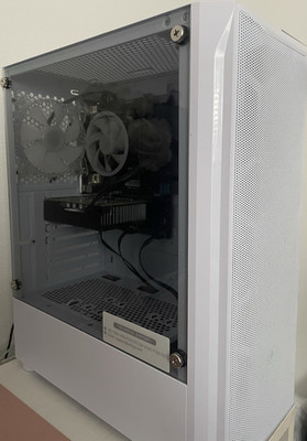 White Gaming Desktop Tower Windows 11 intel i7