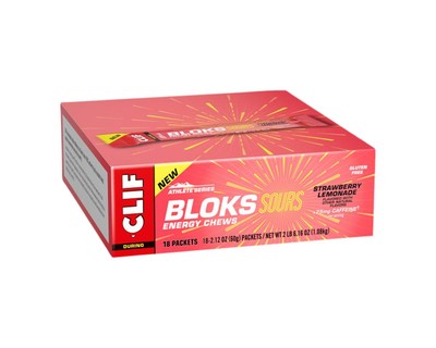 Clif Bar Shot Bloks Energy Chews (Sour Strawberry Lemonade)