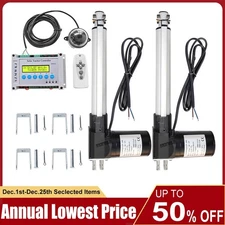 6000N Dual Axis Solar Tracker W/ 8" Linear Actuator DIY Solar Panel Track System