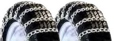 Titan Garden Tractor Tire Chains 2-link Spacing Snow Ice Mud 5mm 6x12 Titan Garden Tractor Tire Chains 2-link Spacing Snow Ice Mud 5mm 6x12