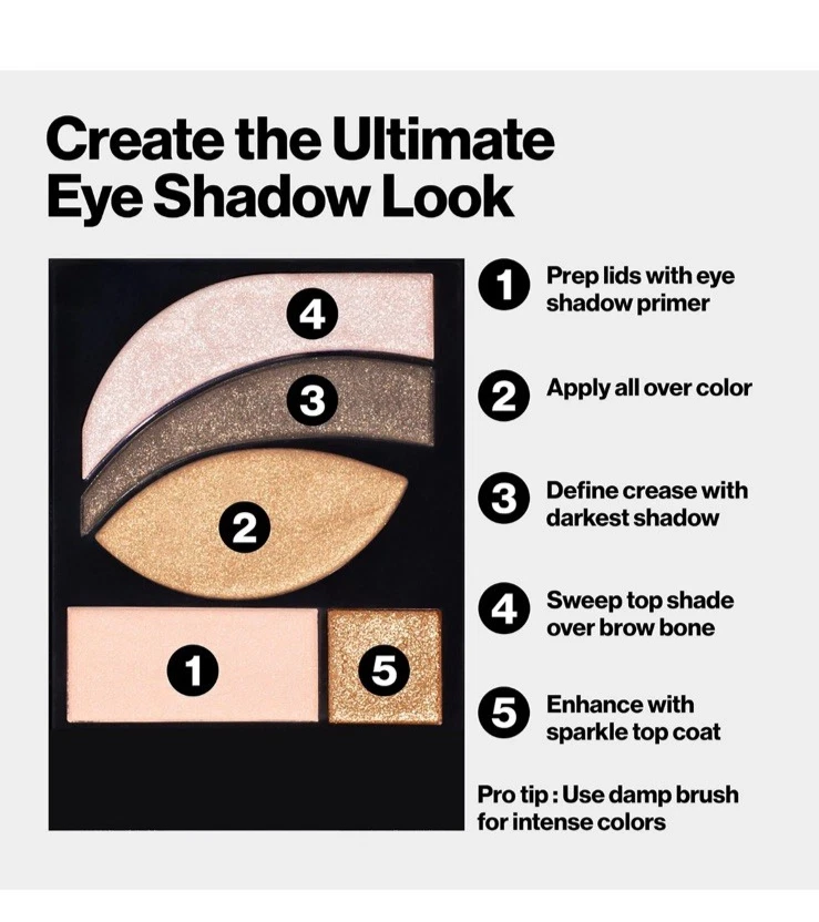 Revlon Photoready Eye Shadow Contour Kit 520 Watercolors Purple Pink NIB 3 Pack - Image 4 of 4