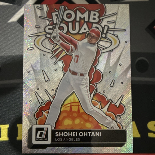 2022 Panini Donruss Baseball Shohei Ohtani Bomb Squad Rapture BS-3 Angels