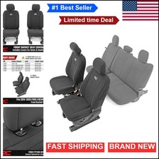 Neoprene Seat Cover Set Front Bucket Truck Fits Ford F-150 Super Duty Crew Cab