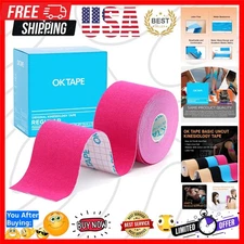 Kinesiology Tape, Regular  Cotton Elastic Athletic Tape for Support and Recov...