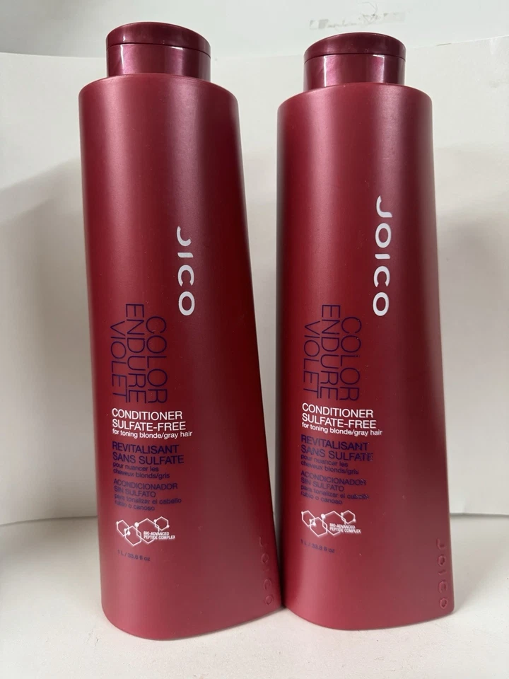2 x Joico Color endure violet conditioner sulfate free toning blonde, gray Hair - Image 2 of 3
