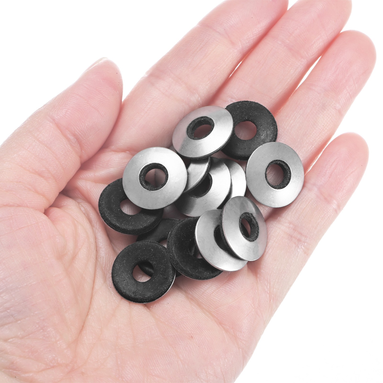 80-Pack Bonded Sealing Rubber Washers, 1/4" x 5/8"OD Neoprene Washer Gasket