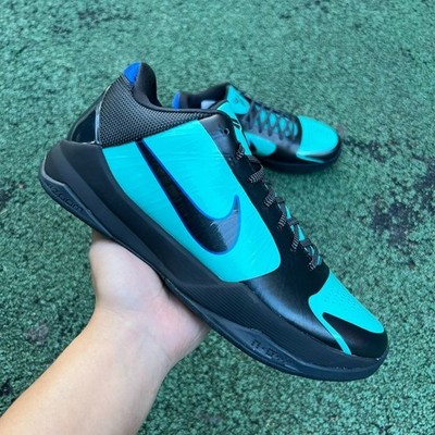 NK Zoom Kobe 5   PROTRO EYBL  Black Green IH0274-300 Size6.5-14