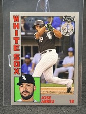 Jose Abreu 2019 Topps On-Demand Mini 1984 Platinum #T84-77 One of One SN #/1