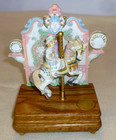 Willitts Group II Musical Carousel Horse Wood Base Edelweiss #9398 Wurlitzer — photo 1