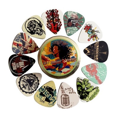 Guitar Picks Electric/ Picks Gedruckte Plektrums 0,71 mm C9Y89183