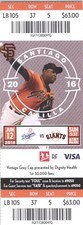 2016 Giants vs Dodgers Ticket: Jake Peavy 150th Career Win/Brandon Belt HR