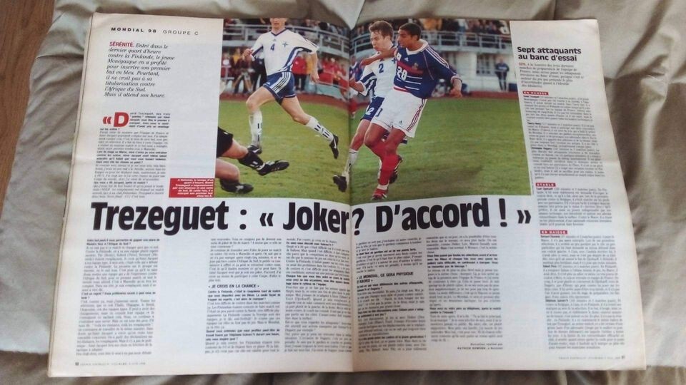 France Football Hors-Série – Coupe Du Monde 98 – Juin 1998 – Neuf