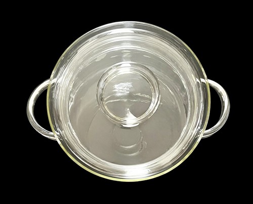 Vintage Princess House Heritage 2 QT Glass Covered Casserole w/ Lid Excellent - Picture 4 of 12