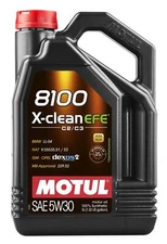 109471 Motul 8100 X-CLEAN EFE 5W30 100% Synthetic Performance Engine Oil-5 Liter