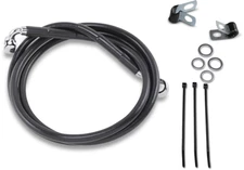 Drag Specialties Extended Stainless Steel Front Brake Line Kit 1741-2548