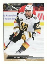 2022-23 Upper Deck 181 William Carrier Vegas Golden Knights Card