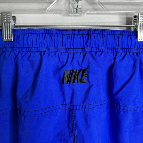 Herren Vintage Nike Größe Large blau gefütterte Badehose 9 "Innennaht - Bild 5 von 5