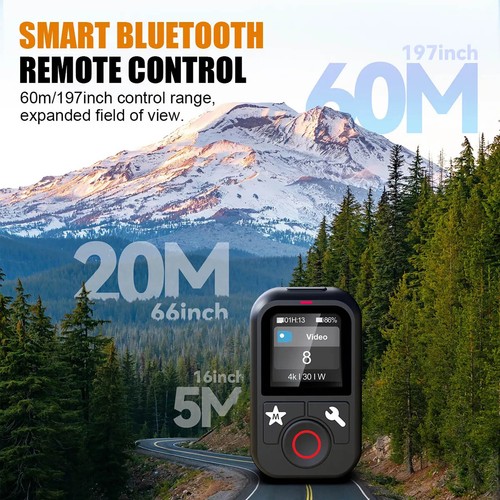1PC For GoPro Hero 13/12/11/10/9/MAX Bluetooth Remote Control W/Wristband - Picture 13 of 19