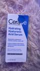 Cerave Hyaluronic Acid Serum for Face with Vitamin B5 and Ceramides 1 oz.