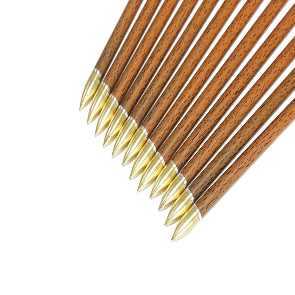 12pcs Carbon Express  Arrows Spine400-600 5"Turkey feather traditional bow  - Image 3 of 4