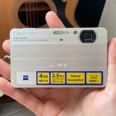 SONY Cyber-shot DSC-T700 10.1 MP 4x Optical Zoom Compact Digital Camera -Silver