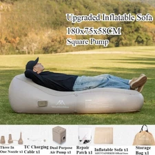 Upgraded Inflatable Air Sofa Bed Outdoor Air Automatic Inflatable Sleeping Mat