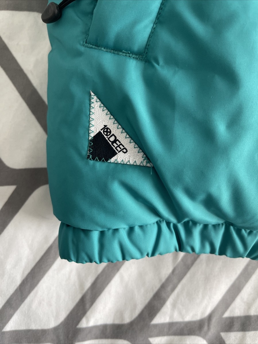 10 Deep Reversible Puff Vest Sz M 100 % Authentic | eBay
