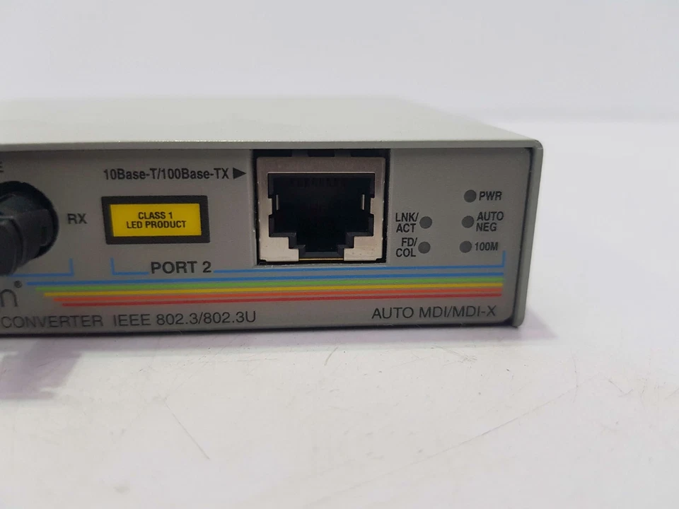 ALLIED TELESIS AT-FS201 BRIDGING MEDIA CONVERTER REV.A - Image 3 of 4