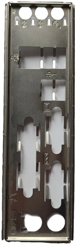 SCHEDA MADRE ASUS P5KPL-AM EPU - I/O REAR SHIELD BACKPLATE MASCHERINA I/O SCUDO - Immagine 3 di 4