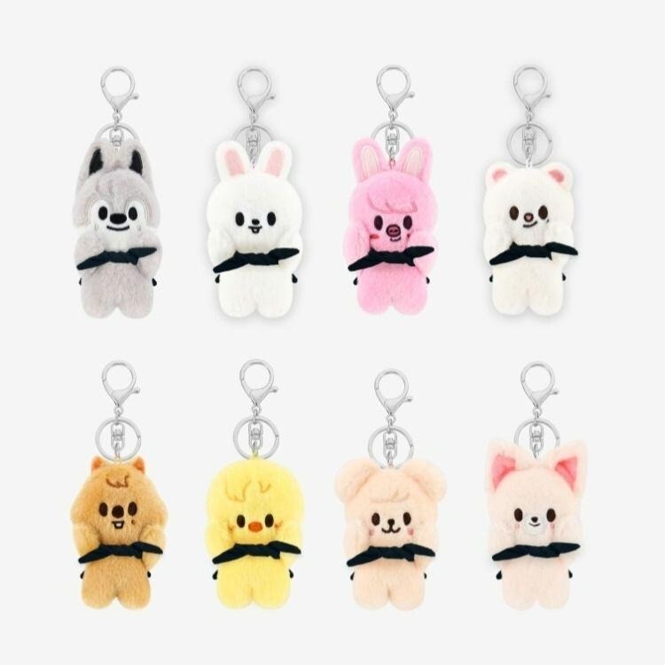 SKZOO マグネットキーリング Leebit Stray Kids Skzoo Leebit Lee Know Magnet Plush Keyring Baby