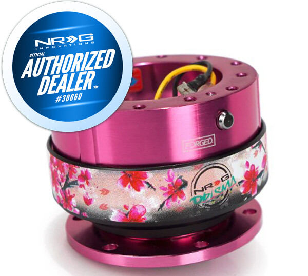 正規品NRG クイックリリース 桜　希少 NEW NRG GEN 2.0 PINK SAKURA STEERING WHEEL QUICK RELEASE SRK-200PK