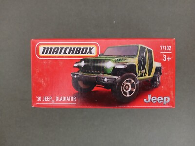 MATCHBOX, '20 JEEP GLADIATOR, UNGEÖFFNET, VERPACKT.