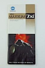 189792 Minolta Maxxum 7xi Product Brochure Genuine Original