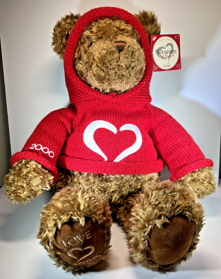 P&S Teddy Bear 2000年限定 1000体限定 GUND Millennium 2000 Love Brown Teddy Bear 34