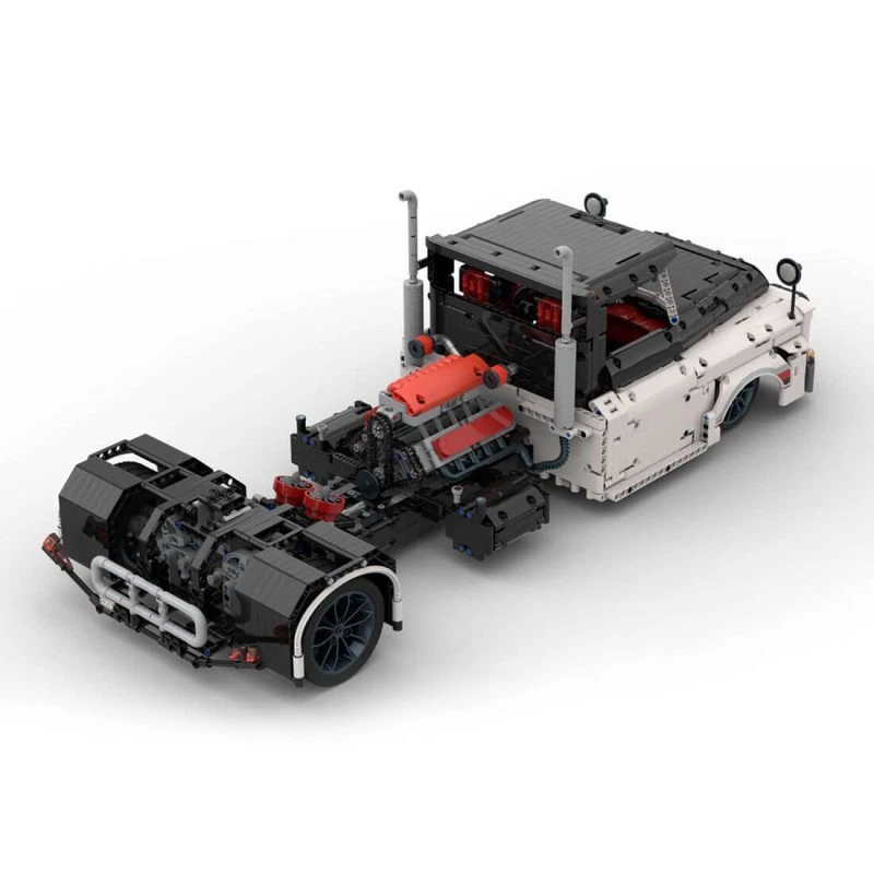 MOC-143377 Rally Pickup Typically American Car 2500 Pieces/black for Aged 15+ - Image 2 of 4