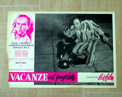 VACANZE COL GANGSTER fotobusta poster Dino Risi Marc Lawrence Mario Girotti R84