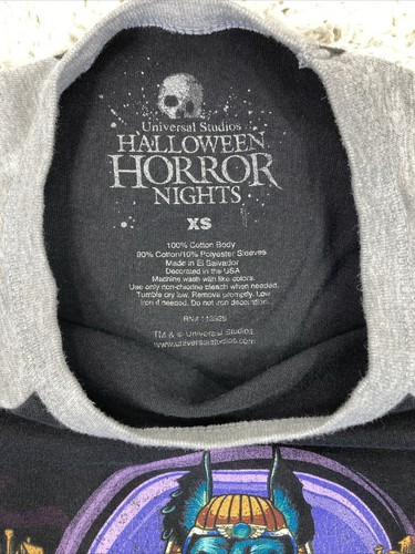 halloween horror nights t-shirt youth xs universal studios - Picture 3 of 7