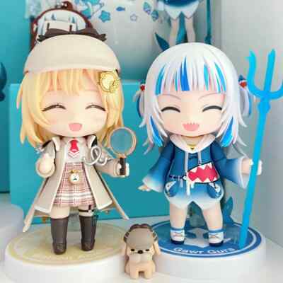 Vtuber Hololive Gawr Gura  Watson Amelia 10cm q-ver Pvc action figure doll Toy