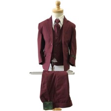 giovanni Testi 5pc Burgundy Kids Suit