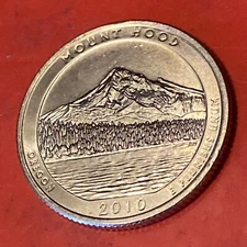 2010 P Mount Hood National Park  Quarter • #250729 • UNC