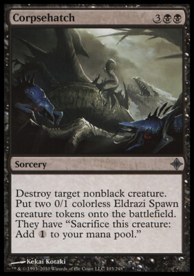 Magic the Gathering MTG Corpsehatch (103) Rise of the Eldrazi   LP