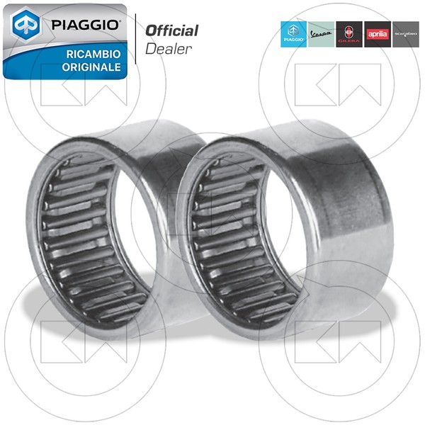 Paar Busch Fall A Rollen Originale Piaggio MP3 300 Lt Enjoy 300 2014-2016-image