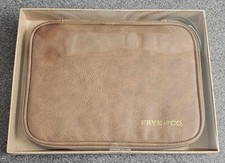Frye and Co. Vegan Brown Leather Tech Storage Case