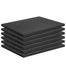 Polyethylene Foam Pads for Packing Foam Sheets Black Cuttable High Density Cu...