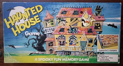 Vintage 1980s Haunted House Board Game by Falcon. 100% Complete. Free ...