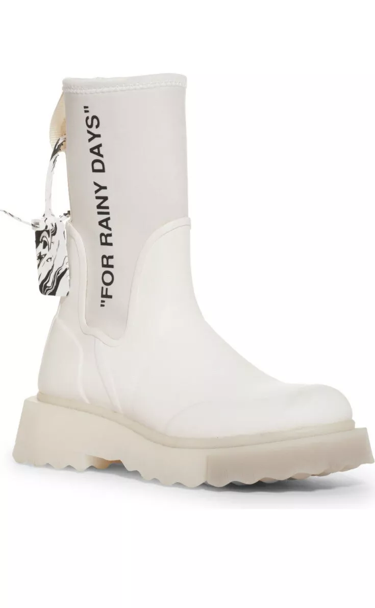 Virgil Abloh Womens Off White Rain Boots sz 36 BNIB 100% Authentic