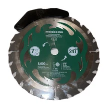 New Metabo Hitachi Viper Circular Saw Blade 7-1/4" (184mm), 24T, Rip, Framing