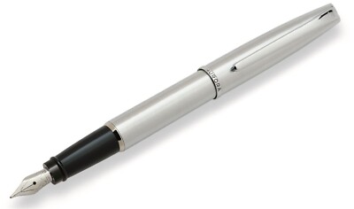 Aurora Style Stainless Steel Fountain Pen E11 Med