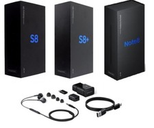 Samsung Galaxy S8 Note 8 S8 Plus S7 Original Box with All OEM Accessories